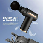 Gun Massager – Deep Tissue Electric Massage Gun with Multiple Speeds & Interchangeable Heads for Full Body Pain Relief