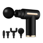 Gun Massager – Deep Tissue Electric Massage Gun with Multiple Speeds & Interchangeable Heads for Full Body Pain Relief