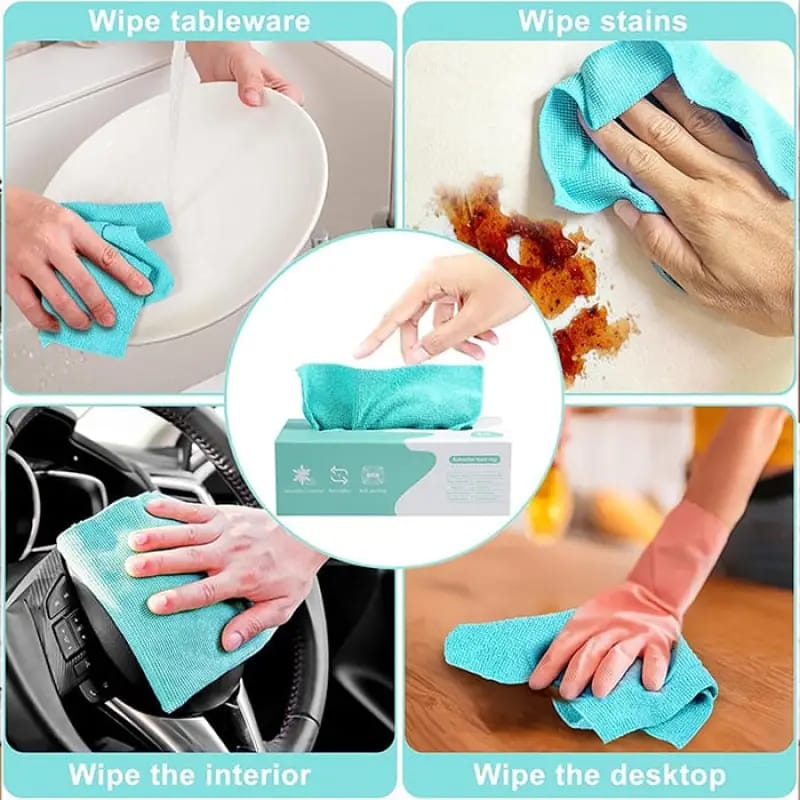 Disposable Microfiber Kitchen Towel (Box Packing)