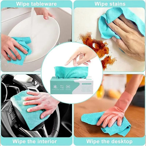 Disposable Microfiber Kitchen Towel (Box Packing)