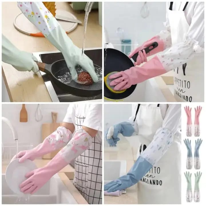 Dishwashing Gloves – Durable & Waterproof Kitchen Cleaning Gloves