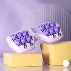 Dual Foot Roller Massager with Acupressure Nodes & Steel Balls