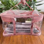 Clear makeup Travel Cosmetic Bag transparent and waterproof
