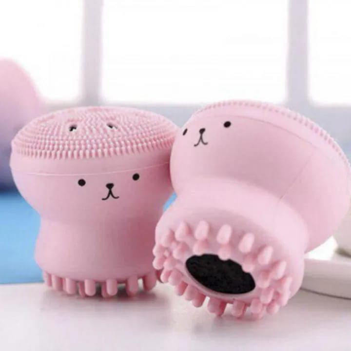 Cute Octopus Silicone Face Cleansing Brush