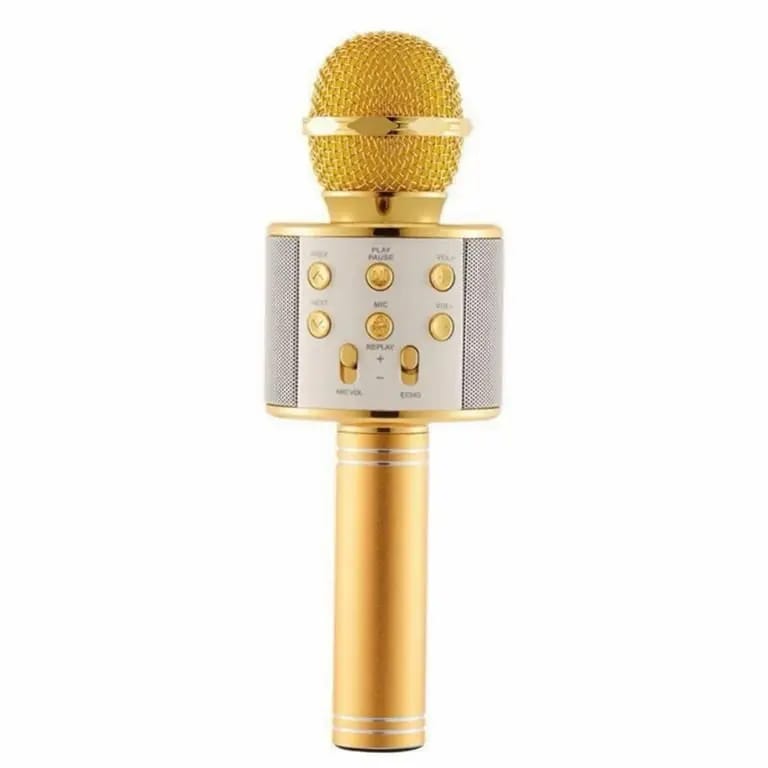 ws-858 Bluetooth Wireless  Karaoke Microphone with Built-in Speaker
