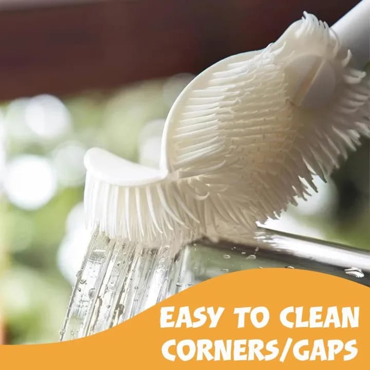 Long Handle Silicone Bottle Cleaning Brush