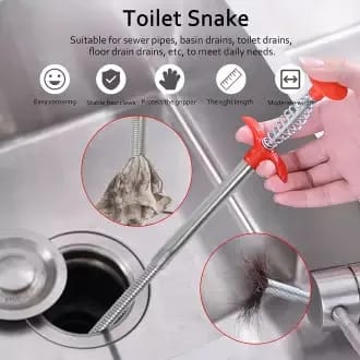Drain Clog Wire – Hair Remover & Sink Unblocker Tool