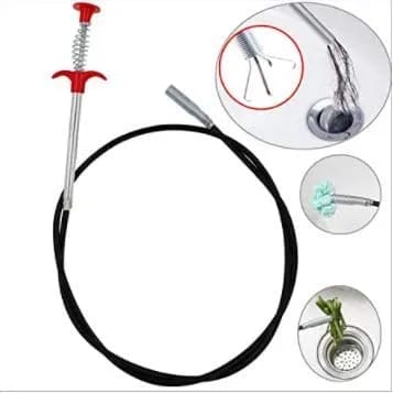 Drain Clog Wire – Hair Remover & Sink Unblocker Tool