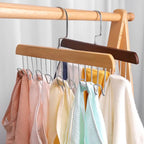 8 Hook Wooden Hanger – Wall Mounted Coat & Key Rack