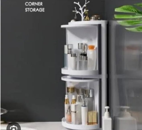 360° Rotatable Corner Cabinet – Bathroom & Kitchen Storage Organizer