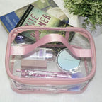 Clear makeup Travel Cosmetic Bag transparent and waterproof